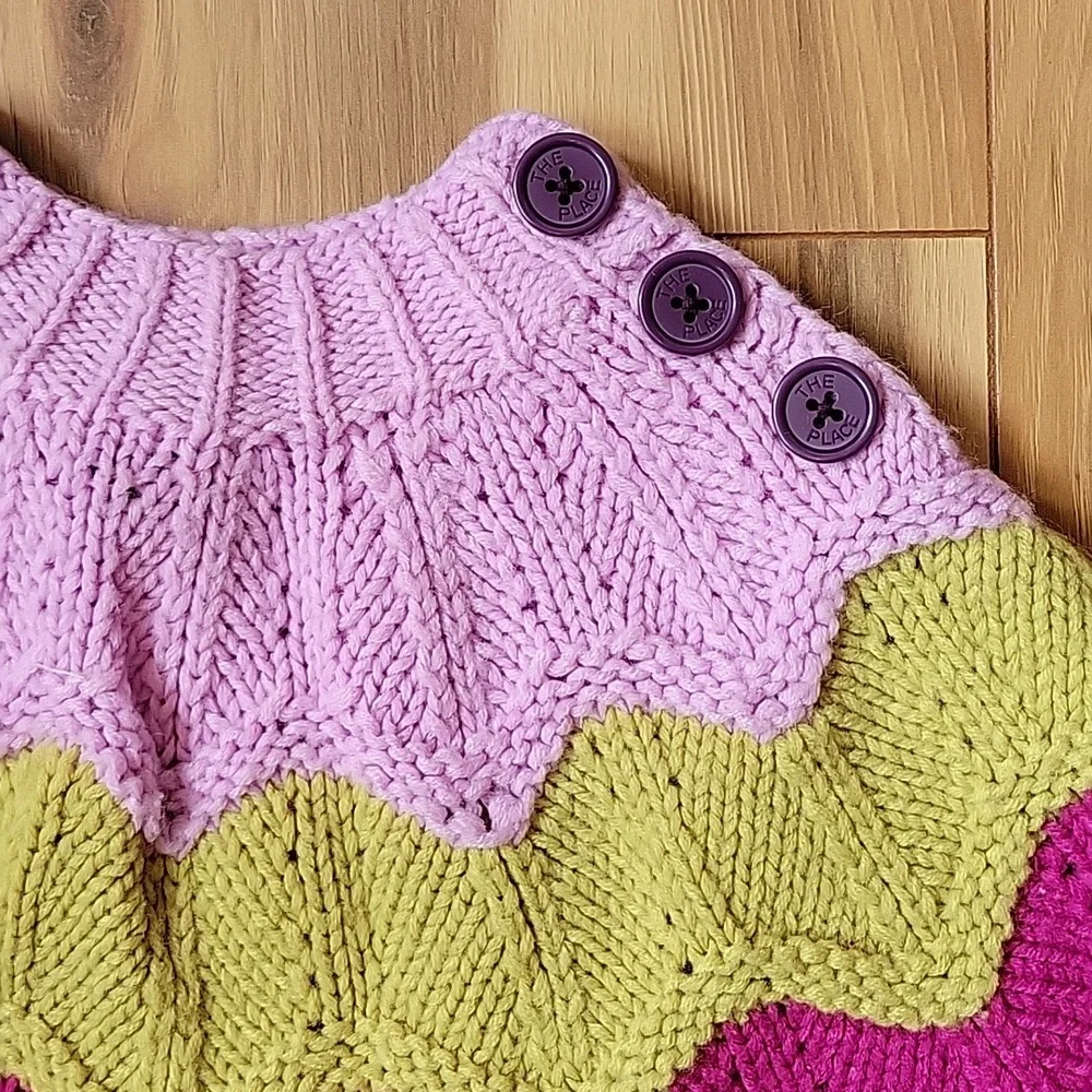 *3/$15* The Children's Place 18M Baby Girl Knitted Cloak